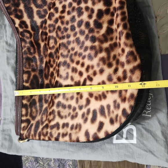 Brahmin Kathleen Leather and Calf Hair Hobo Bag - Picture 10 of 11